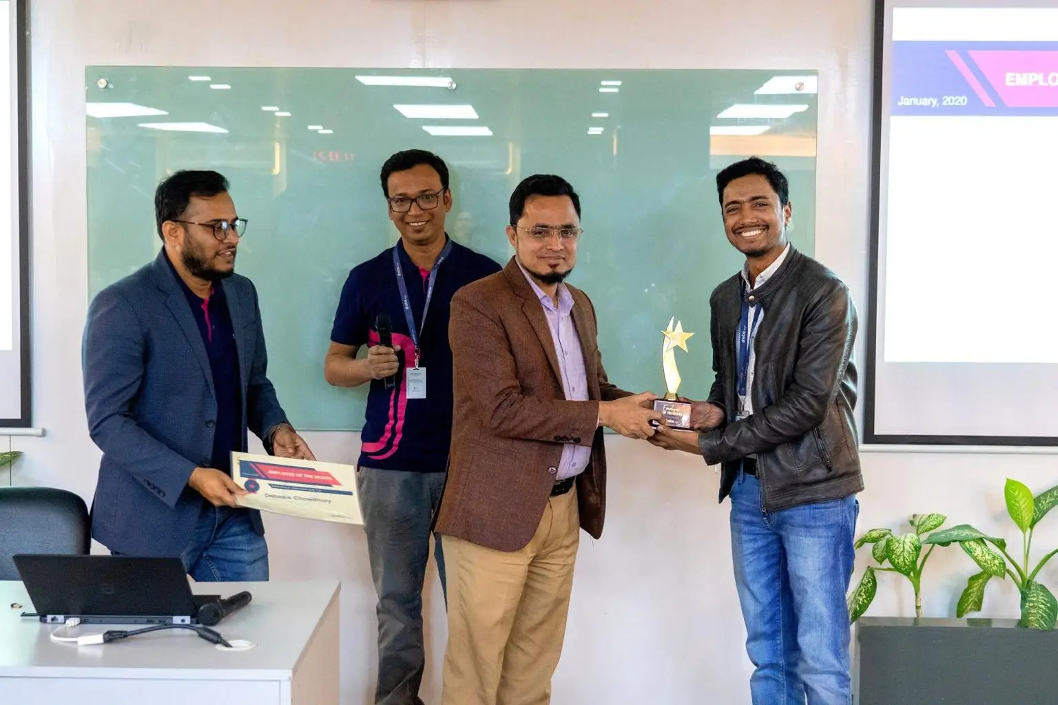Employee of the Month Jan 2020