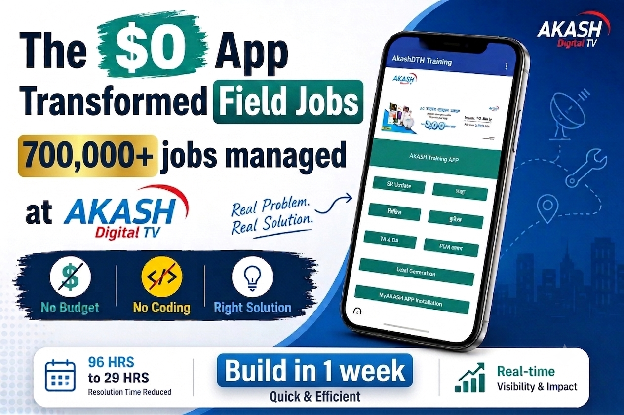 The $0 App That Transformed Field Operations at Akash Digital TV