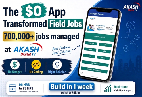 The $0 App That Transformed Field Operations at Akash Digital TV